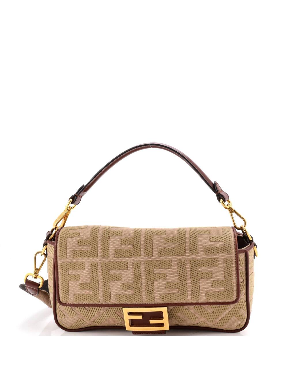 Fendi Baguette Nm Bag Zucca Embroidered #339353F24B